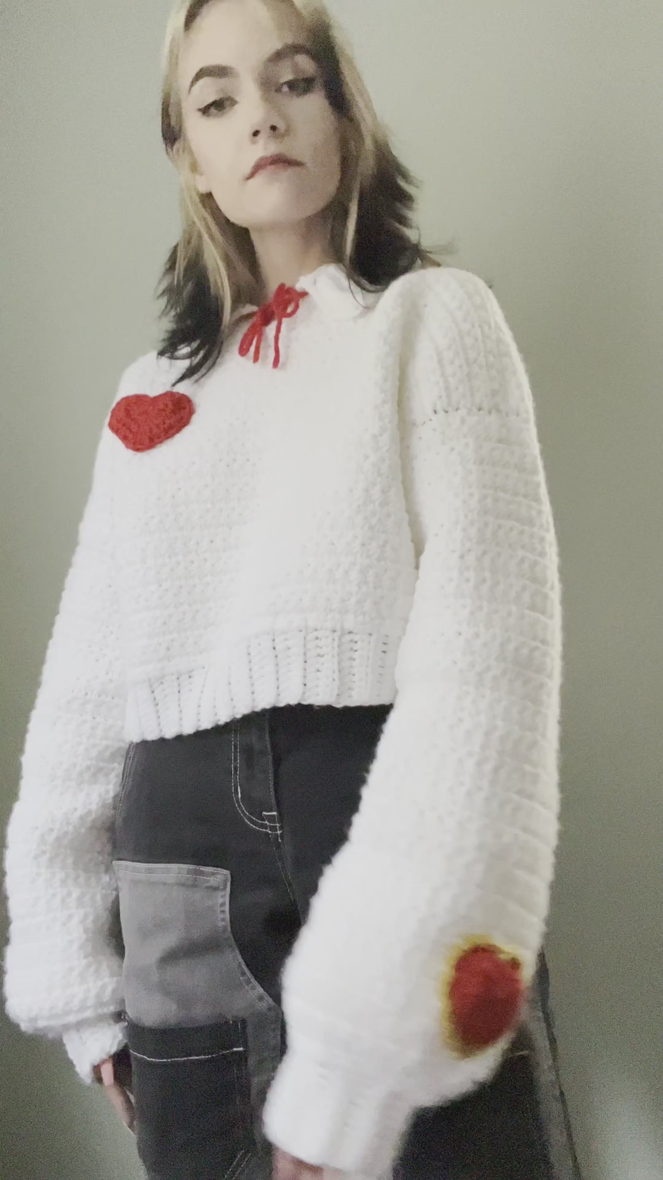 THE VALENTINE Sweater Crochet Pattern – HyAndHook