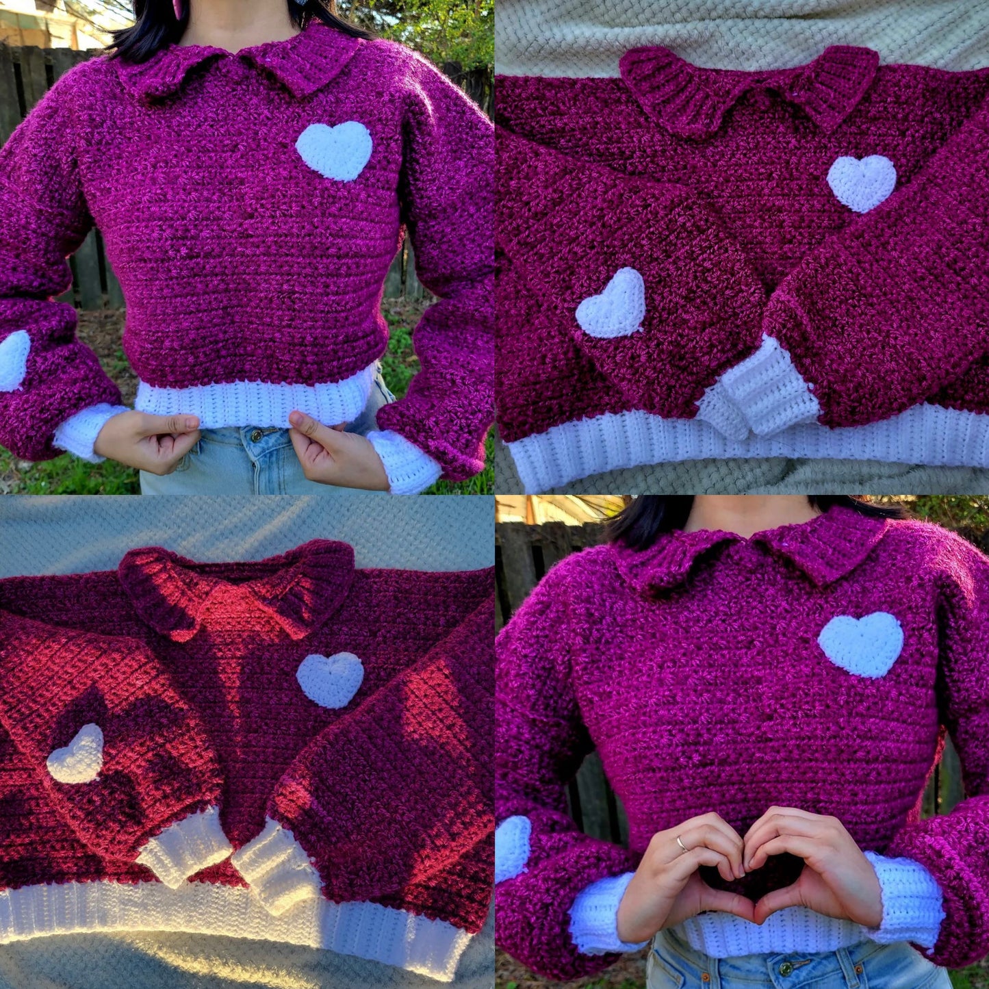 THE VALENTINE Sweater Crochet Pattern